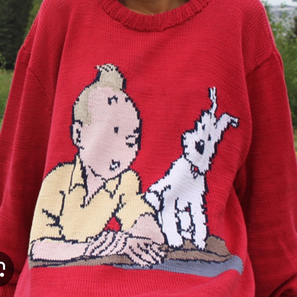 ISO Knitted Tintin Sweater - Picture 2 of 3